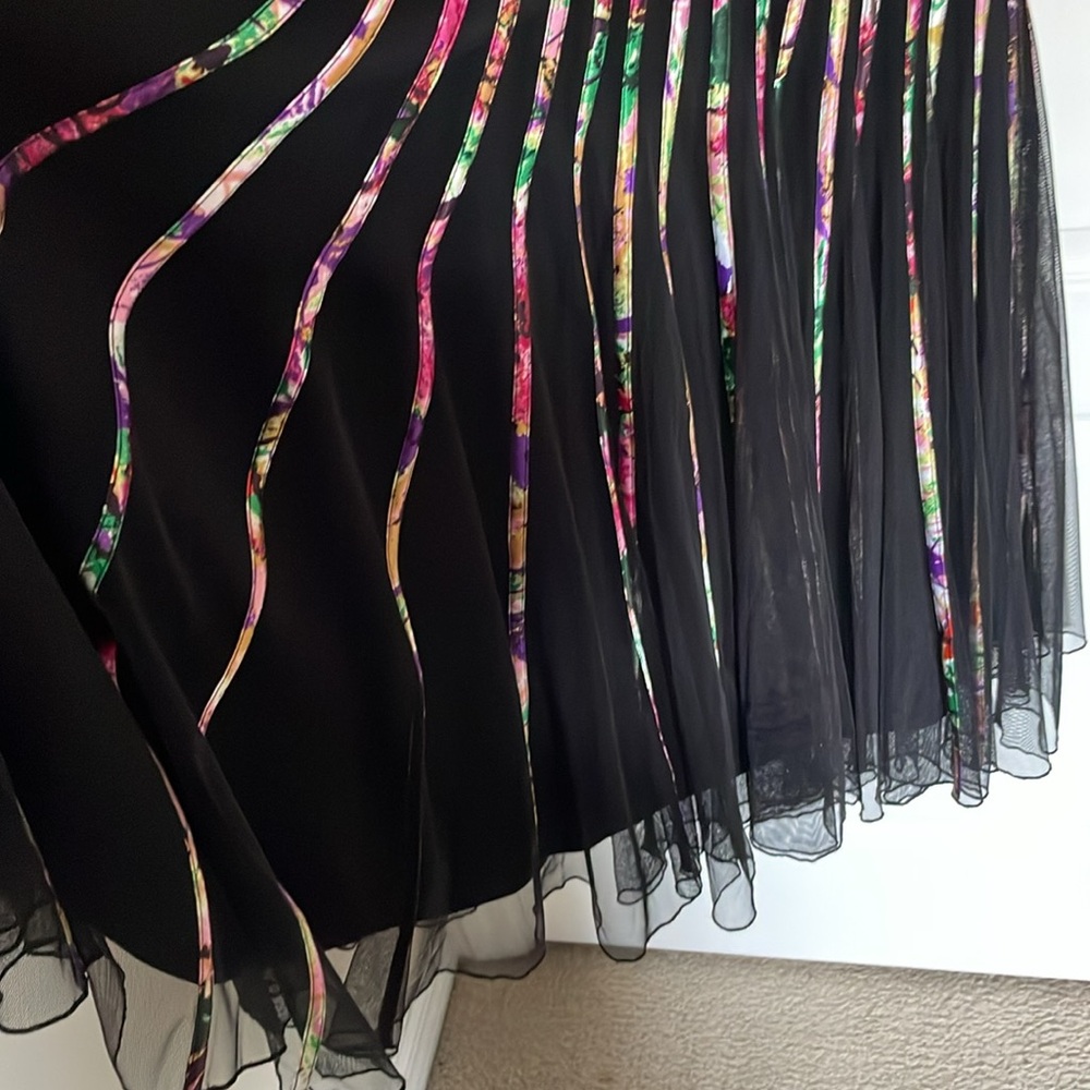 JS Collections Multicolor Striped Prom Dress - Picture 3 of 8